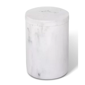 Porta objectos Toba White Marble 6318