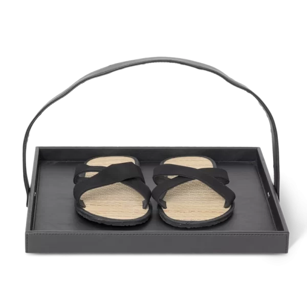 Bandeja turndown flores-black 6579