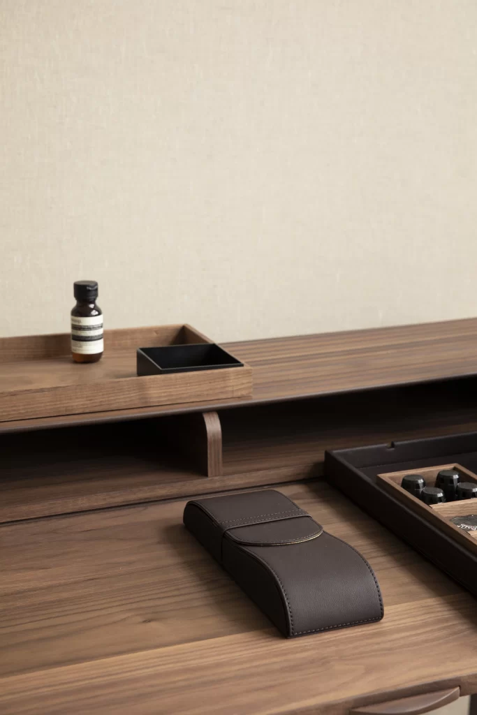 Área de trabalho para quarto de hotel