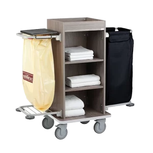 Carro de andares para hoteis ou alojamentos, George L Kit