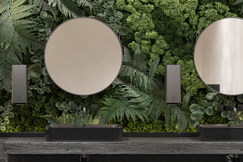 Linha Charcoal para wc públicos da marca Proox